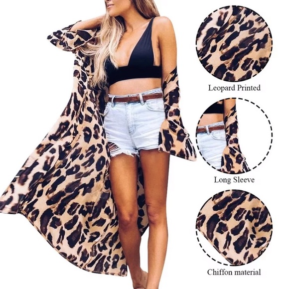 New! Leopard Cover Up - Picture 3 of 4